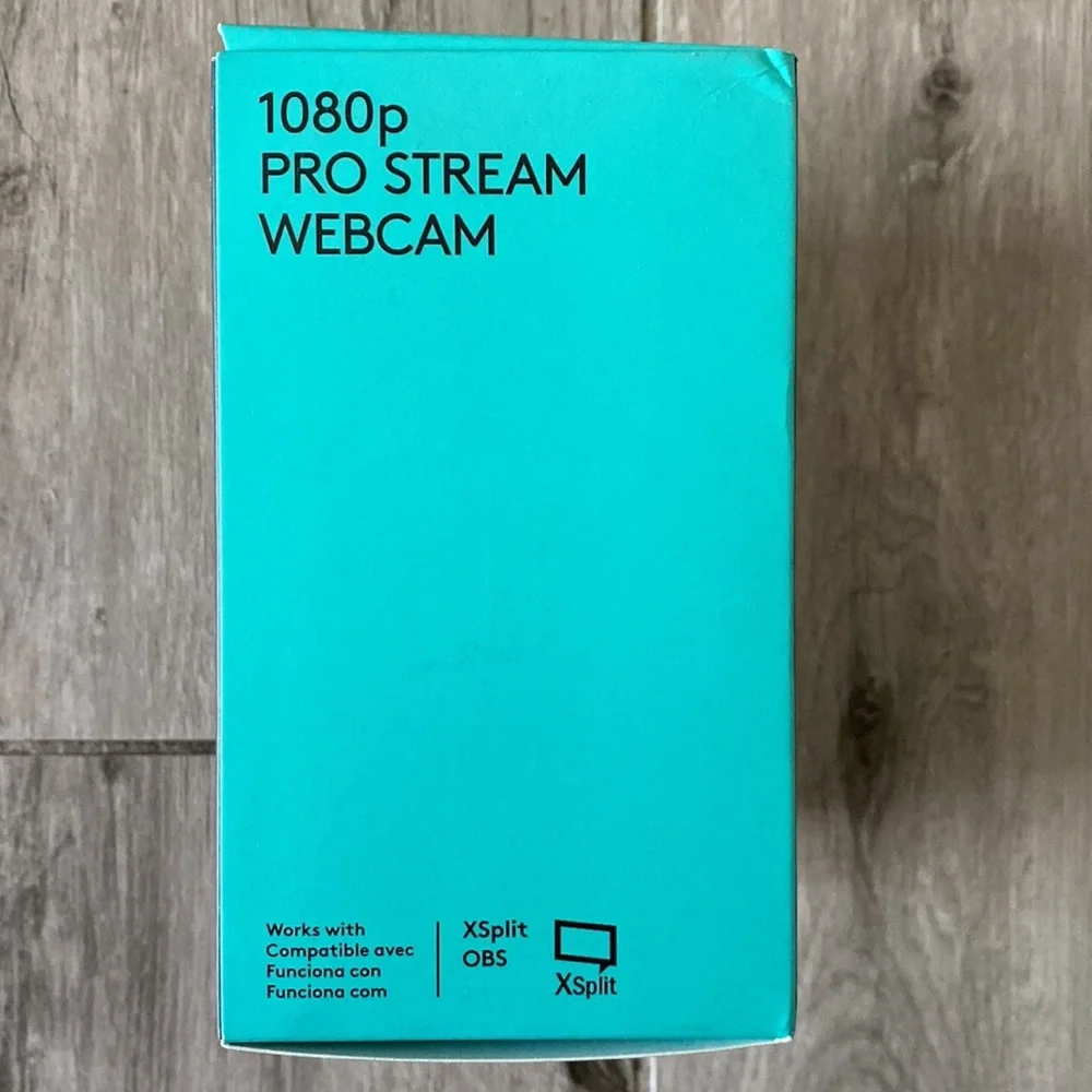BRAND NEW Logitech 1080p Pro Stream Webcam for HD Video Streaming and Recording
